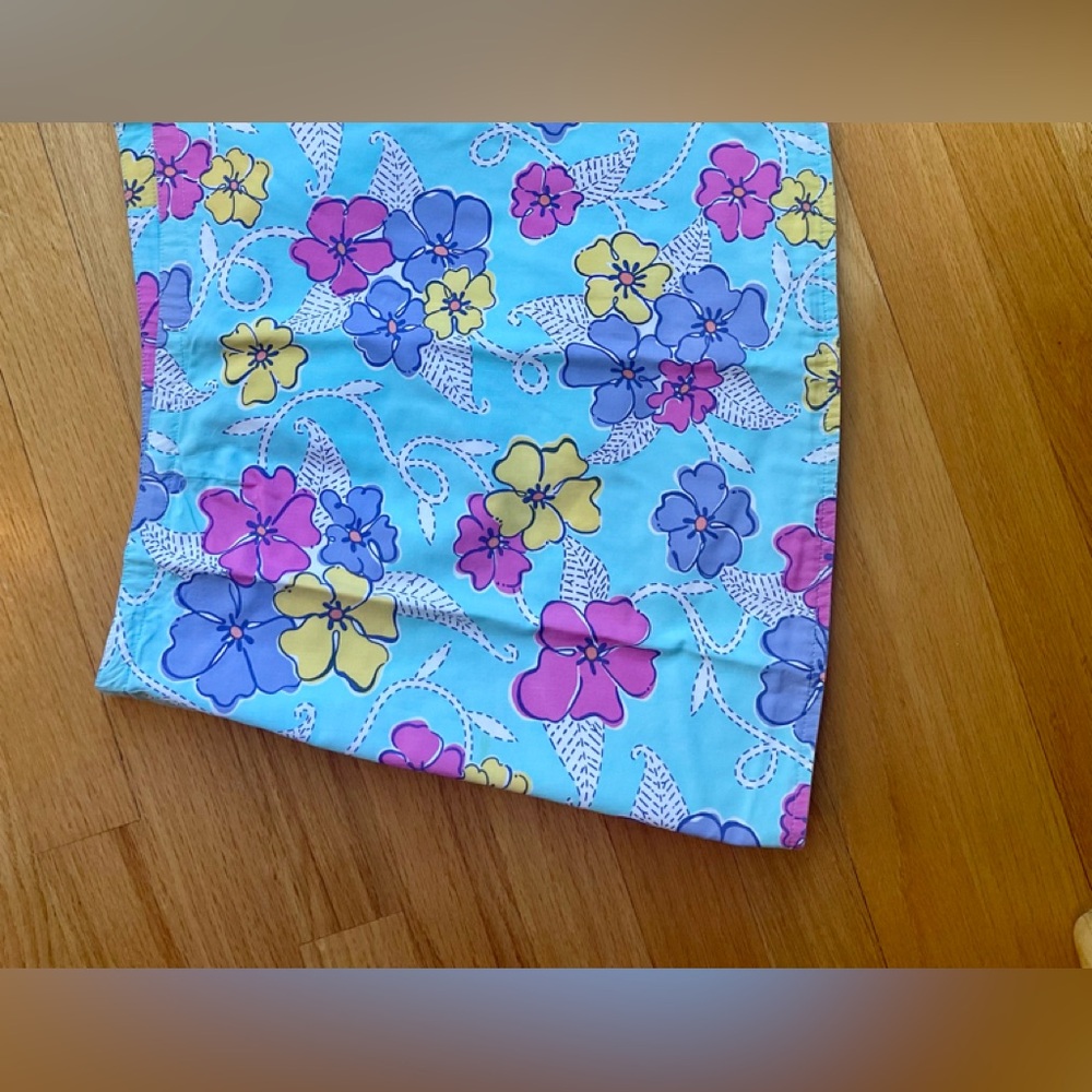 Lilly Pulitzer reversible wrap (w/button) skirt.